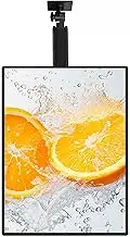 Hoixin Menu LED Light Box 3D Menu Board Wall Mounted Billboard Titanium alloy material Thickness 2.3mm LED Backlit Menu Board High brightness Easy to install Suitable for commercial use(Black2,40x50cm