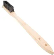 Pizza Stone Cleaning Brush with Scraper Stainless Steel Wire Bristles and Detachable Long Handle Essential Tool for Efficient Oven Cleaning and Maintenance of