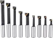 9 Pcs Carbide Tip Boring Bar Set Shank Lathe Tools Boring Tool