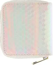 [Healeved] Mermaid Print Small Purse Little Wallet for Change Tiny Purse for Organizing Waterproof Pu Leather