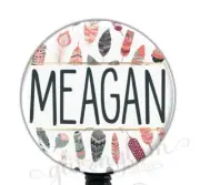 Personalized Retractable Badge Holder, Personalized Badge Reel Holder GG4363