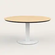 Recess Guest Table | Round Table | Collaboration Desk, Maple / White