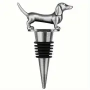 Adorable Dachshund Shaped Red Wine Stopper - Effectively Seals Wine Bottles, Universally Compatible, Suitable for Home, Bars, Parties, Restaurants ...