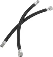 BCOATH Hose Extension Tube for Pump 2 Pieces Extendible Hose Lightweight and Convenient Black