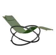 New Vivere Single Orbital Lounger Olive Grove