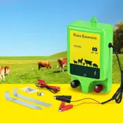 18Km Electric Fence Energiser Solar Energizer Charger Farm Animal 1.56J