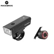 ROCKBROS Bicycle Headlight Rear light Set USB-C Rechargeable MTB Bike Lights
