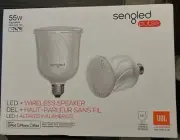 Sengled Pulse Dimmable White Smart BR30 Light Bulb/Bluetooth Speaker- New In Box