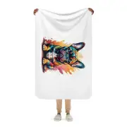 French Bulldog Sherpa Fleece Blanket