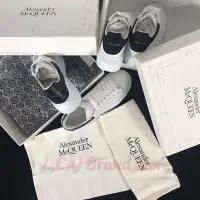 在飛比找Yahoo!奇摩拍賣優惠-Alexander Mcqueen 黑尾小白鞋  台灣現貨