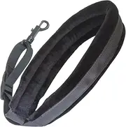 Xinlink Professional Black Soft Padded Saxophone Neck Strap with Snap Hook for Alto Tenor Soprano Baritone Sax Music Accessories