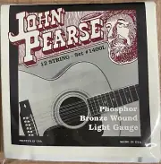 John Pearse 12-String Acoustic Guitar Strings PHOSPHOR BRONZE WOUND 1400L