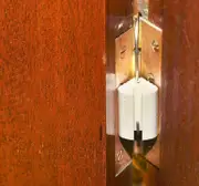 Set of 2 Slamming Door Stoppers – Rubber Hinge Wedges to Prevent Slamming