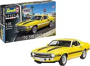 Revell Model Building I '70 Shelby Mustang GT500 I Construction Kit I Scale 1:25 I 120 Pieces I Craft Set from 12 Years I Detailed Model I Sports Car I Authentic Reproduction