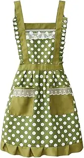 [MYSMFY] Cooking Apron Kitchen Adjustable Home Cotton Rice List Catering Cute Kitchen Aprons For Cooking Baking, Colorful