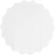 TEHAUX Notepad Replacement Refills Wide Ruled Paper 6-Ring Planner Inserts School Paper