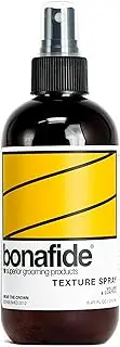 Bona Fide Pomade, Texture Spray, 8.45 oz.| Volumizing Texturizing Medium Hold and Shine, Water-Based Formula, Non-Flaking, Light Grapefruit Fragrance