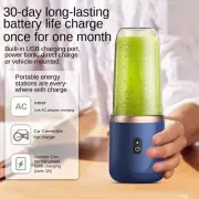 Portable Juicer Cup USB Rechargeable Mini Blender Smoothies Mixer Fruit Machines