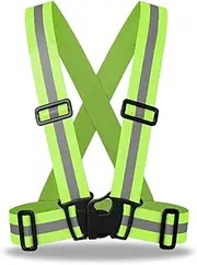 Premium Elastic Flex fit High Visibility Hi Vis Fluorescent Safety Vest/Belt/Suspender