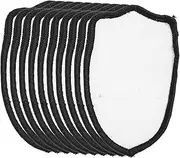 CORHAD 10pcs DIY Iron Patches for Creative Projects Blank Sublimation Appliques for Clothing Hats Bags Multi Functional Embroidery Heat Transfer Patches for Repair Decoration