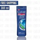 Clear Men Anti-Dandruff Hair Shampoo Cool Sport Menthol - Cooling Mint 360ml