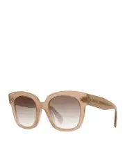 Celine Oversized Sunglasses CL4002UN Milky Hazelnut
