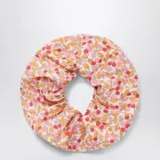 [Il Gufo] Apricot scrunchie in Liberty fabric One size Orange