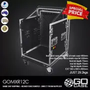 GOMXR12C ATA Road Case 12RU 12u Mixer Rack Flight Case