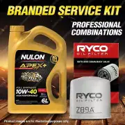 Ryco Oil Filter Nulon 6L APX10W40 Engine Oil Kit for Audi A4 B5 A6 C5 (for: Volvo)
