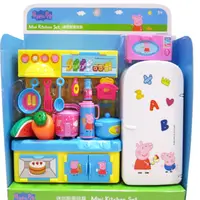在飛比找PChome24h購物優惠-粉紅豬小妹佩佩豬廚房冰箱玩具家家酒玩具組 012011【小品