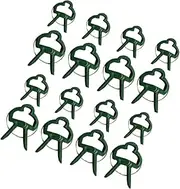 SUPVOX 40pcs Plant Support Ties Garden Flower Clip Flower Lever Loop Clip Heavy Duty Spring Wire Waterproof Non-Rusting