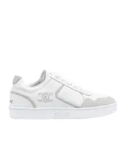 CT-10 CELINE TRAINER LOW LACE-UP SNEAKER in CALFSKIN AND SUEDE CALFSKIN 36,37,40 Optical White/Gray
