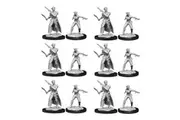 6x 2pc Dungeons & Dragons Nolzur's Marvelous UNP Minis Shifter Rogue Female