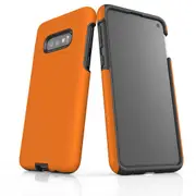 For Samsung Galaxy S10e Case, Armour Tough Protective Cover, Orange