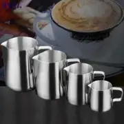 Stainless Steel Milk Frothing Pitcher Latte Milk Cream Cup Frothing Jug