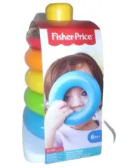 Fisher Price Rock & Stack Baby Classic Ring Stacking Learning Toy Infant