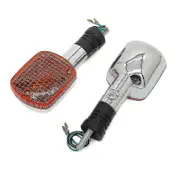 Turn Signal Blinker Light Compatible Honda Magna Vf250 Vf750 Rebel Ca250 Cmx250 Cmx400 Shadow 500 Vt500c Vtx1300 Vtx1800 Vlx400 Vlx600 1Pair