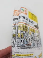 Home Depot Kids Workshop Kit: "Fire Rescue Boat " W/ Pin. New, October 2022