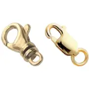 Lobster Clasp 14 k Swivel Claw 13.5 x 6.3mm 10K w/Jump Ring (7.90mm) Kit