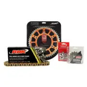 KTM 250 SXF Troy Lee Designs 2021-2021 RHK 15/52 Gold HD-X Chain & Orange Fusion