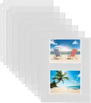 30 Pack Photo Sleeves for 3 Ring Binder - (4x6, for 120 Photos), Archival Photo