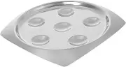 UTHCLO Escargot Dish Tray Compartment Snail Plate Smooth Surface for Comfortable Handling