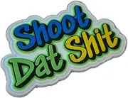 [LETS GO CORNHOLE] Shoot Dat Shit Funny Cornhole Game Patch for Bags Backpacks zuca Rolling Cases and Patch Pouch Bag Cases