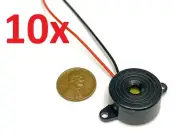 10 Pack Buzzer alarm active piezo 3v 5v 6v 12v 24v continuous sound dc 85DB C20