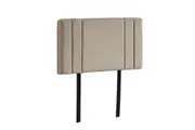 Linen Fabric Single Bed Deluxe Headboard Bedhead - Beige