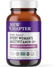 New Chapter Women's Multivitamin, Every Woman's One Daily 40+, Fermented with Probiotics + Vitamin D3 + B Vitamins + Organic Non-GMO Ingredients - 48 ct (Packaging May Vary)