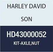 Harley Davidson KIT-AXLE, NUT, CVRS, BLK, RR, FXSB, FXCW HD43000052