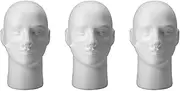 Mellisso 3X Male Female Foam Mannequin Manikin Head Stand Model Wig Hat Display, 2