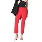 Spanx Womens on the go Kick Flare Pants In True Red Large