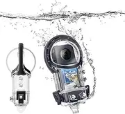 Waterproof Case for Insta360 ONE X3, IPX8 Waterproof Underwater Dive Protective Shell with Bracket Supports 50m/164FT Deep, Ideal for Diving, Surfing